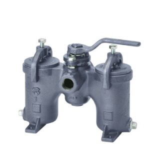 1" (DN25) STW (Screwed) type　DUPLEX OIL STRAINER