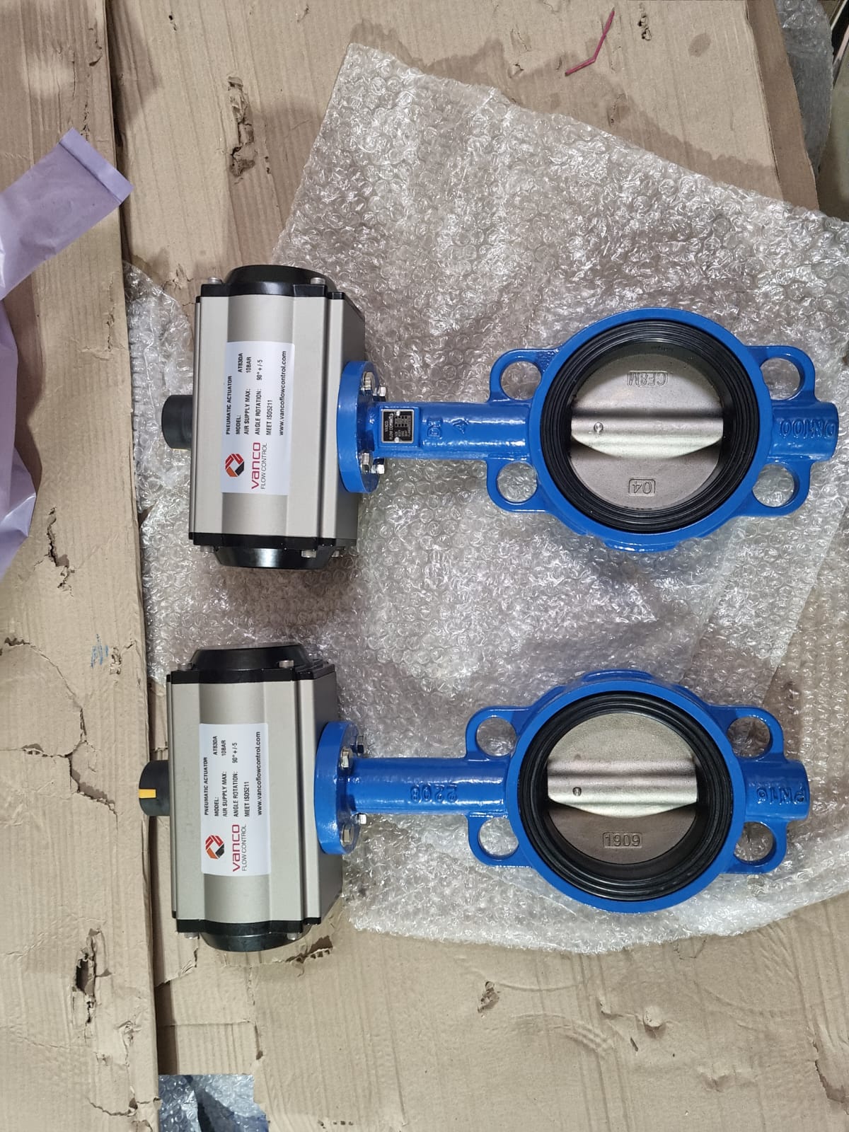 Br future valve with actuator Pneumatic