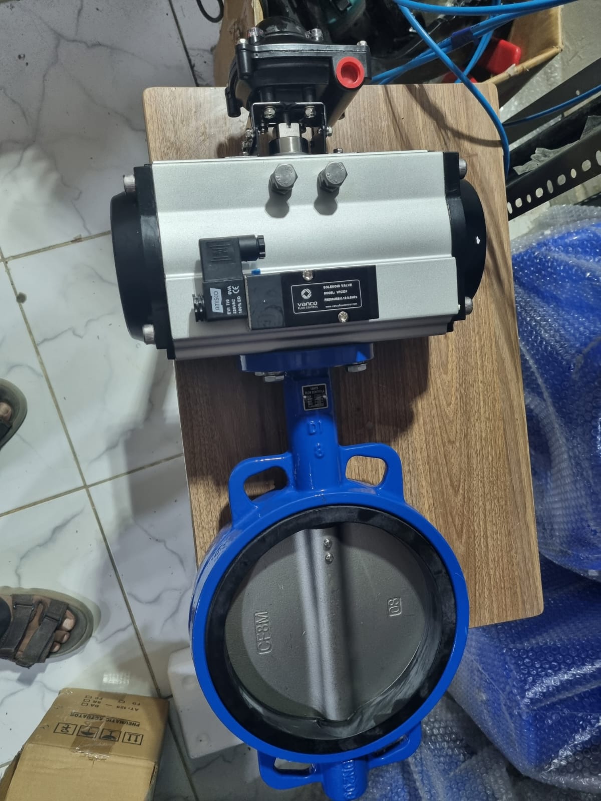 Br future valve with actuator buttefly 2