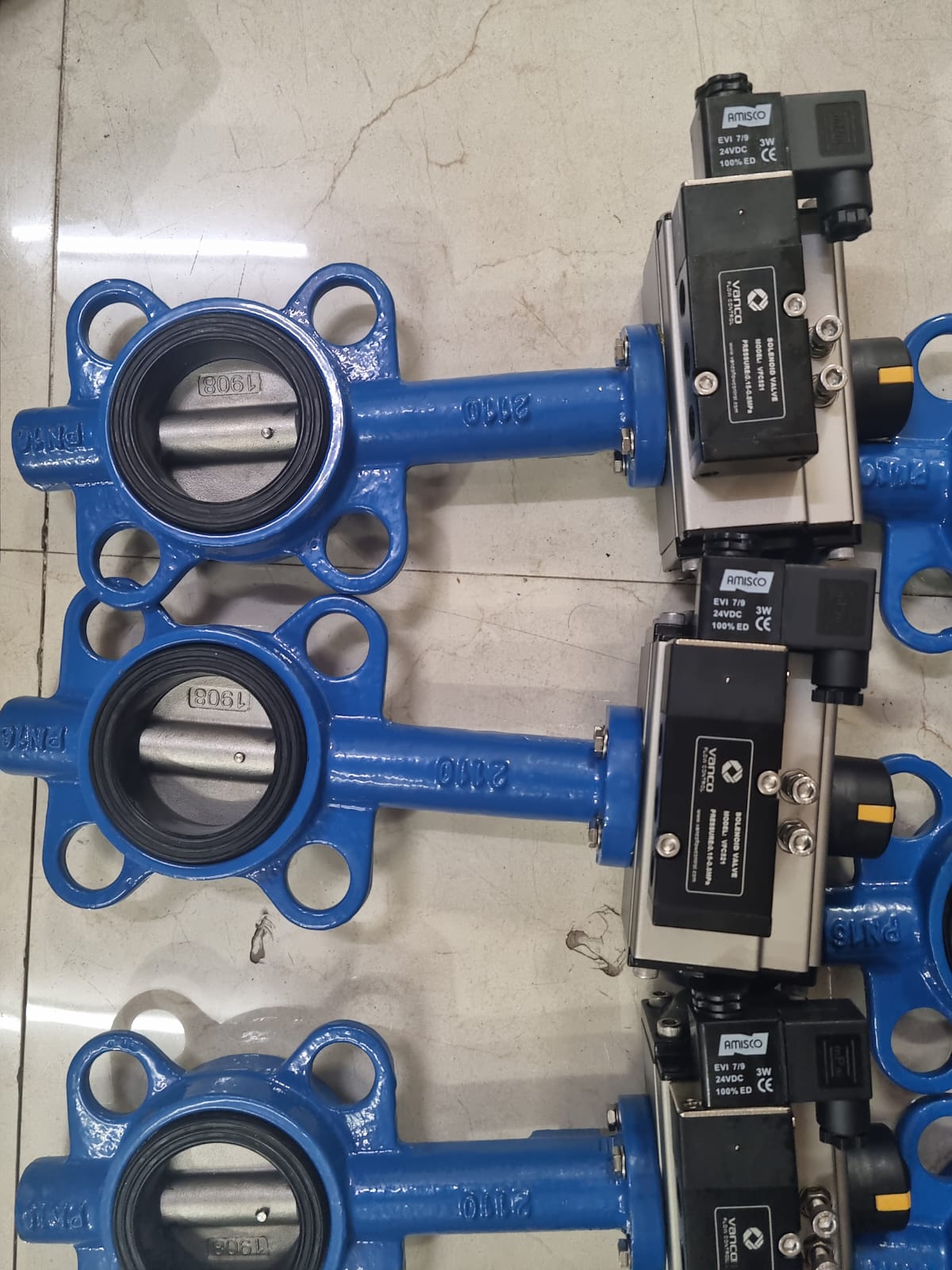 Br future valve with actuator buttefly
